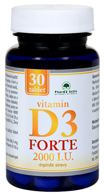Pharma Activ Vitamin D3 Forte 2000 I.U. 30 tablet