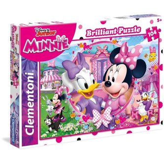 Clementoni Puzzle Briliant Minnie / 104 dílků