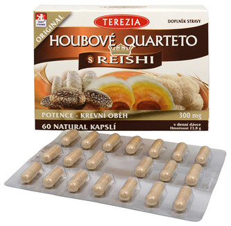 Terezia Company Houbové Quarteto s reishi 60 kapslí