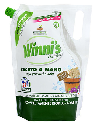 Winni´s Bucato a Mano hypoalergenní prací gel s přírodním mýdlem 814 ml