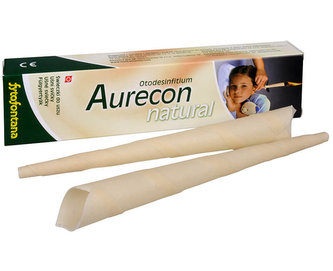 Herb Pharma Aurecon ušní svíčky Natural 2 ks