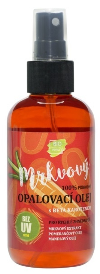 Vivaco Přírodní opalovací mrkvový olej pro rychlé opálení 150 ml