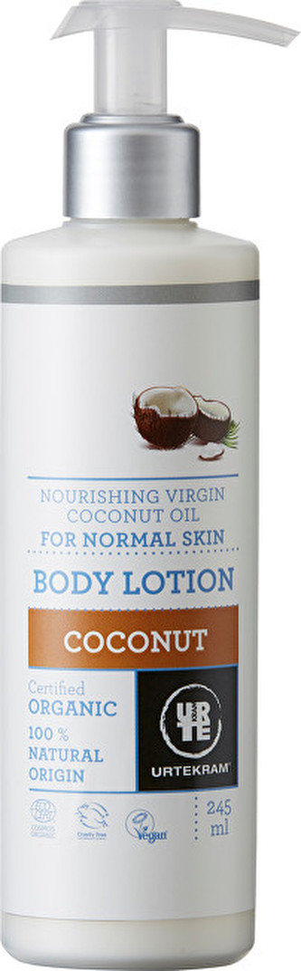 Urtekram Tělové mléko kokosové 245 ml BIO