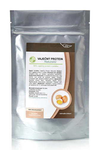 Naturalis Vaječný protein Naturalis BIO 250 g