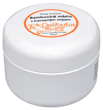 Delibutus Bambucké máslo s konopným olejem 150 ml