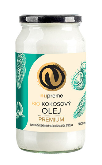 Nupreme Kokosový olej 1000 ml BIO