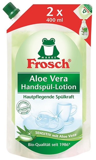 Frosch EKO Prostředek na mytí nádobí Aloe Vera – náhradní náplň 800 ml
