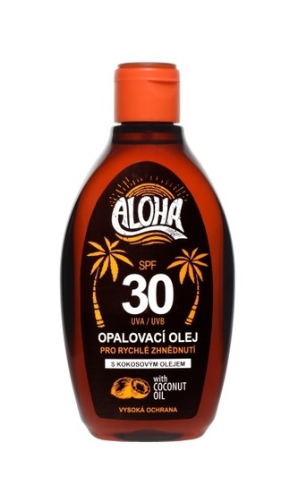SUN ALOHA bronz opalovací olej OF 30 200 ml