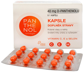 Omega Pharma Panthenol Omega 60 kapslí