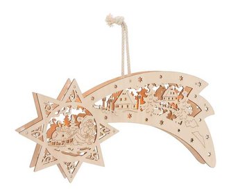 Small Foot Vánoční dekorace lampa létavice