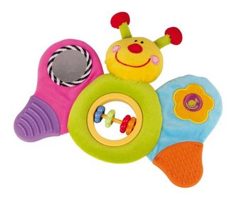 Small Foot Motorická textilní hračka Motýl