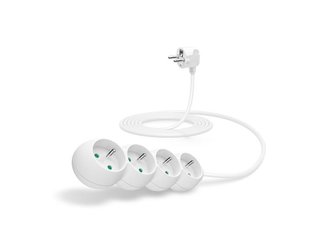 Prodlužovací kabel CONNECT IT CI-1318, 230 V, 4 zásuvek, 3 m, bez vypínače (bílý)