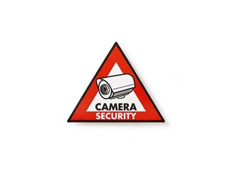 Samolepka výstražná NEDIS CAMERA 5ks