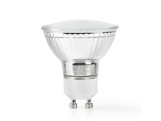 Chytrá WiFi žárovka LED GU10  4.5W bílá teplá NEDIS WIFILW11CRGU10 SMARTLIFE
