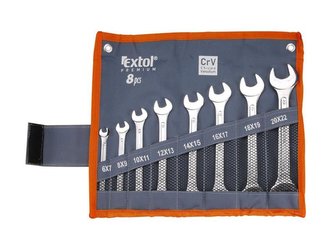 Klíče ploché  EXTOL PREMIUM 6119 8ks