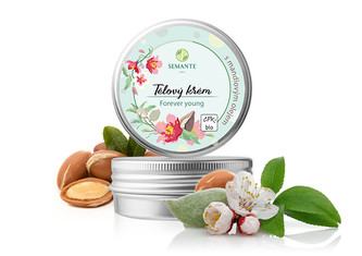 Semante by Naturalis Vyživující tělový krém s mandlovým olejem \"Forever young\" BIO 50 ml