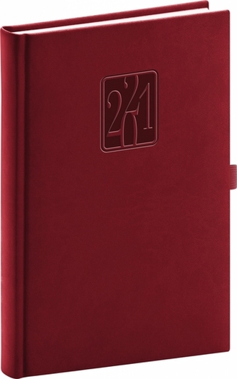 Denní diář Vivella Classic 2021, vínový