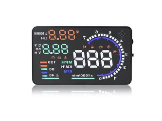 Monitor do auta  s HUD projekčním displejem 5,5\" STU SE-155