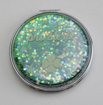 Zrcátko glitrové Pro štěstí