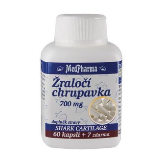 MedPharma Žraločí chrupavka 700 mg 60 kapslí + 7 kapslí ZDARMA