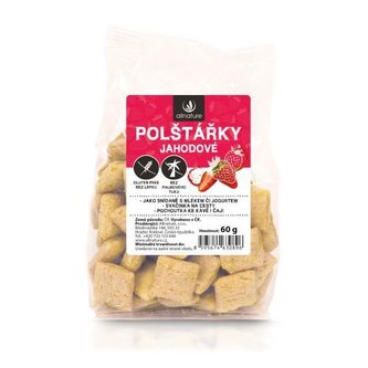Allnature Polštářky jahodové bezlepkové 60 g