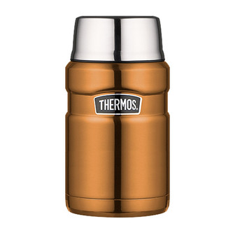 Thermos Style Termoska na jídlo se šálkem - měděná 710 ml