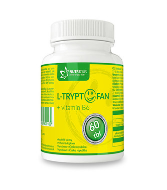 Nutricius L-Tryptofan + vitamín B6 60 tbl.