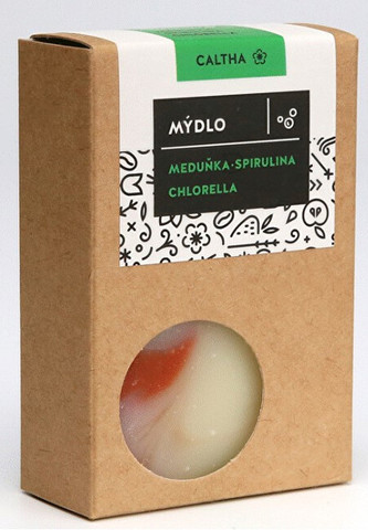 Caltha Caltha Mýdlo meduňka, chlorella a spirulina 100 g