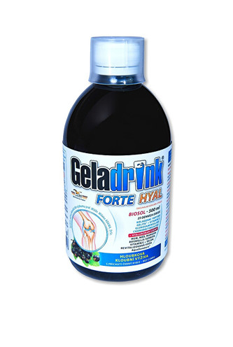 Orling Geladrink Forte Hyal biosol 500 ml černý rybíz