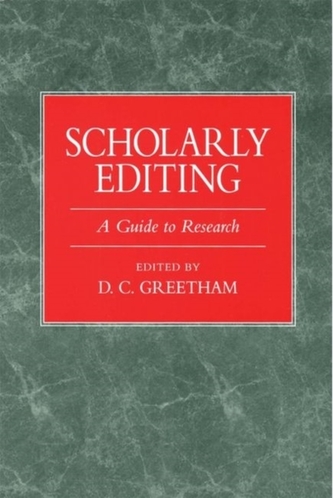Scholarly Editing