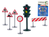 Sada dopravního značení se semaforem 6ks na kartě