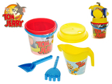 T&J sada na písek s konvičkou Tom & Jerry 10m+ 5ks v síťce
