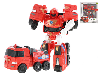 Auto nákladní/robot 16cm v krabičce