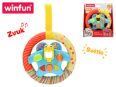 Volant 16cm dětský na baterie se světlem a zvukem 3m+ v krabičce