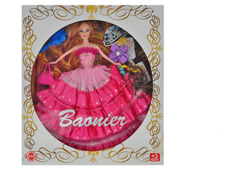 Panenka princezna růžová 29cm s doplňky v krabičce