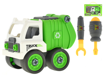 Auto popeláři 16cm šroubovací volný chod s doplňky v krabičce