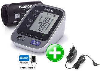 OMRON Tlakoměr M7 Intelli IT s bluetooth připojením + zdroj