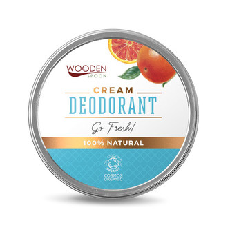 WoodenSpoon Přírodní krémový deodorant \"Go Fresh!\" Wooden Spoon 60 ml