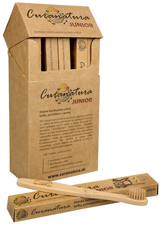 Curanatura Zdravý dětský zubní kartáček Curanatura Junior 12 ks