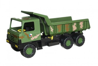 Auto Tatra 815 plast 75cm vojenská khaki maskovaná v krabici 75x34x27,5cm