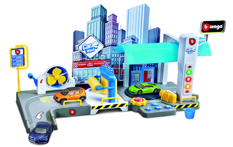 Bburago PLAY 1:43 Street Fire Car Wash