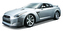 Bburago 1:18 2009 Nissan GT-R Metallic Silver