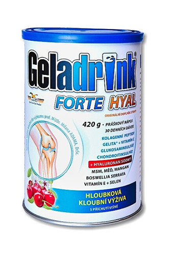 Orling Geladrink FORTE HYAL práškový nápoj višeň 420g