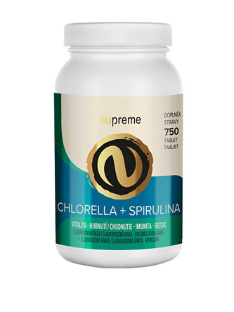 Nupreme Chlorella + Spirulina 750 tablet