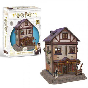 Puzzle 3D HP Šikmá ulička Quality Quidditch™ 78 dílků