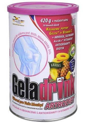 Orling Geladrink Artrodiet nápoj 420 g Malina