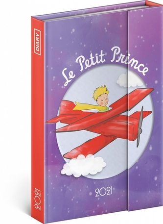 Týdenní magnetický diář Malý princ – Letadlo 2021