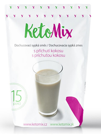 KetoMix Příchuť ke koktejlu - kokos 45 g