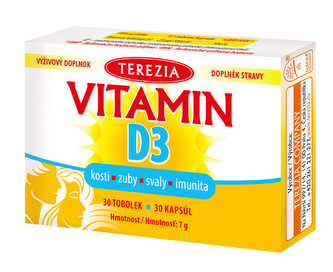 Terezia Company Vitamin D3 1000 IU 30 tobolek