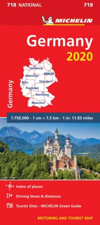 Germany 2020 - Michelin National Map 718